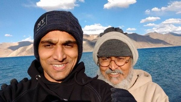Pratik Gandhi With Manoj Shah 
