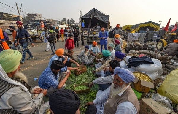 Farmers Agitation At Singhu Border