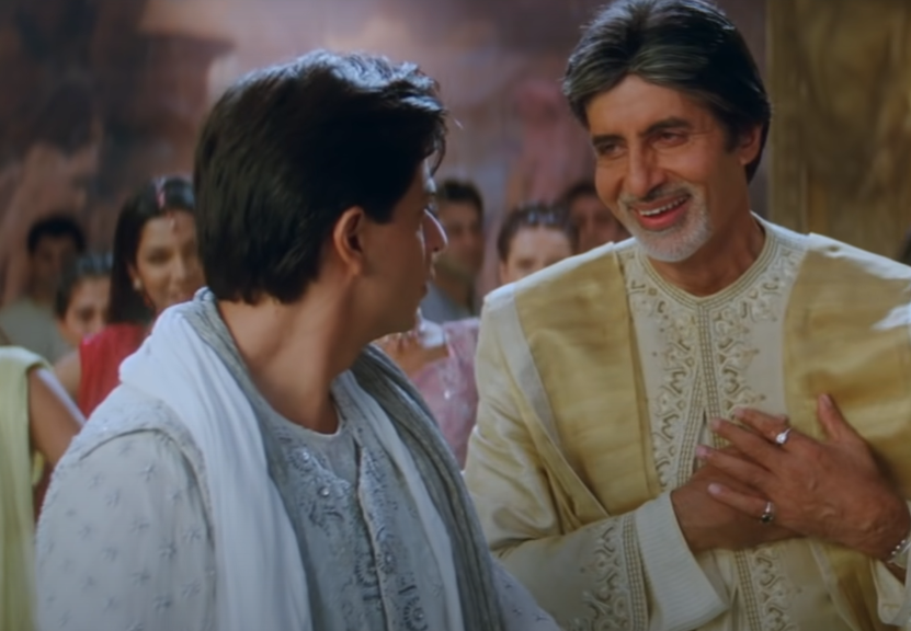 बोले चूड़ियां की शूटिंग के दौरान शाहरुख खान और अमिताभ बच्चन.