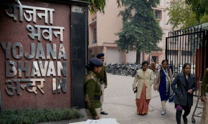 योजना भवन का नाम भी अब बदल के नीति भवन कर दिया गया है. (तस्वीर: PTI/मानवेंद्र वशिष्ठ)