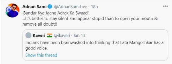 Adnan Tweet