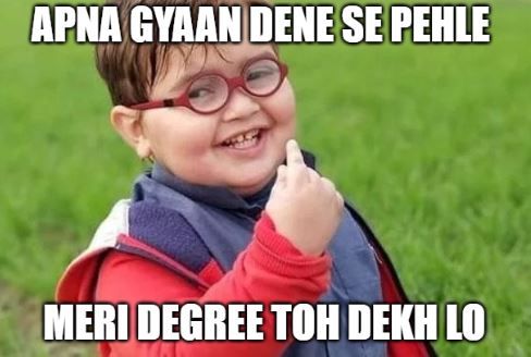 Degree Meme