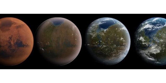 मंगल ग्रह को पृथ्वी जैसा बनाने का विज़न. ये इलॉन की ट्विटर कवर फोटो है. 