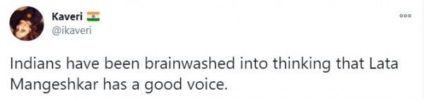 Kaaveri Tweet