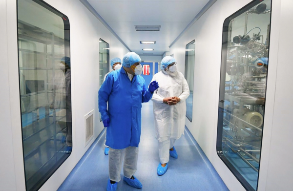 Narendra Modi At Bharat Biotech