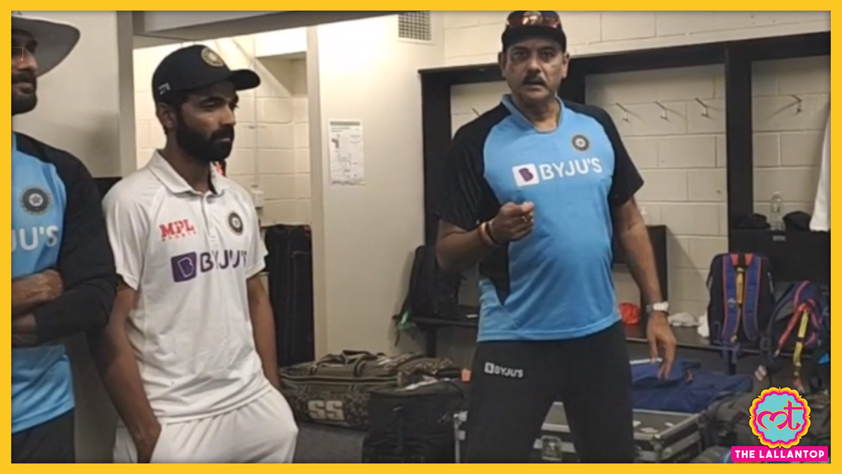 Ravi Shastri And Rahane Gaba Test