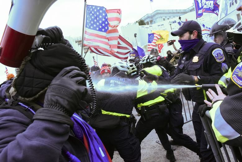 Supporters Of President Trump Clash With Police Officers In Front Of The U.s. Capitol Building, January 6. Reuters:stephanie Keith