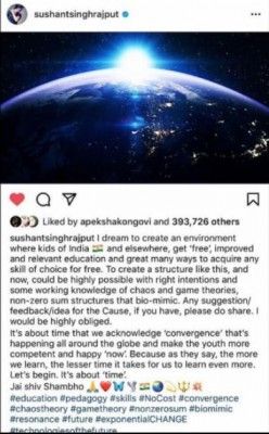 Sushant's Post