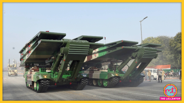 T-72 ब्रिज लेयर टैंक. (तस्वीर: पीटीआई) T72 Bridge Layer Tanks