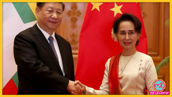 Xi Jinping With Aan San Suu Kyi