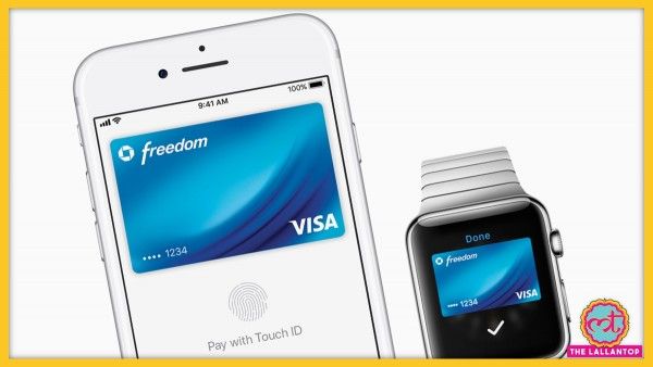 ऐपल आईफोन पर ऐपल पे NFC से पेमेंट करता है. (फ़ोटो: ऐपल) Apple Pay