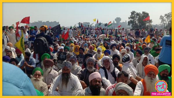 किसान आंदोलन की एक तस्वीर. (फोटो: PTI)