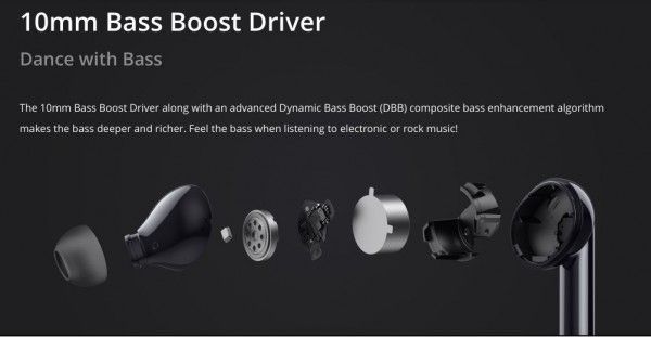 जितना बड़ा ड्राइवर होगा उतना ज़्यादा अच्छा साउन्ड होगा. Tws 10mm Driver