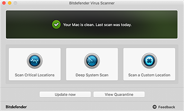 Bitdefender एंटीवायरस ऐसा दिखता है. Bitdefender 2