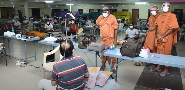 Covid Facility At Temple