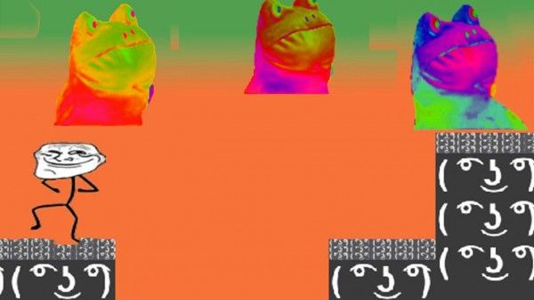 मीम रन गेम का सीन.