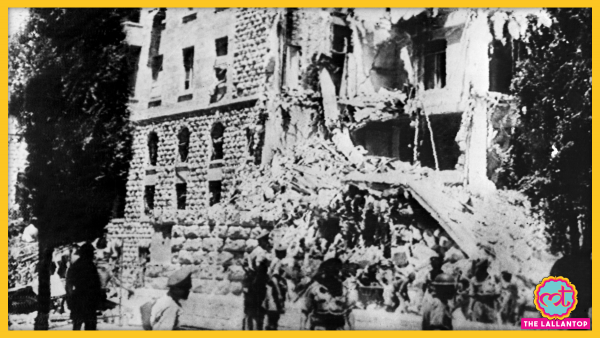 किंग डेविड होटल ब्लास्ट में 91 लोगों की मौत हो गई थी. (तस्वीर: एपी) King David Hotel Blast