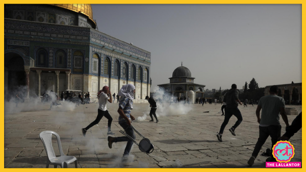 जेरुसलम के सबसे पवित्र स्थान टेम्पल माउंट में भी हिंसा हुई. (तस्वीर: एपी) Temple Mount