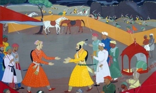 राजा जय सिंह से मिलने जाते शिवाजी (तस्वीर: अर्जुन कुलकरणी) Untitled Design (1)