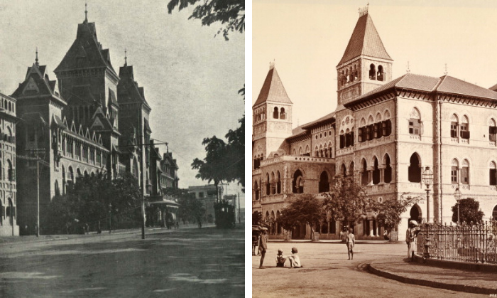 बम्बई और मद्रास में डाकघर की स्थापना