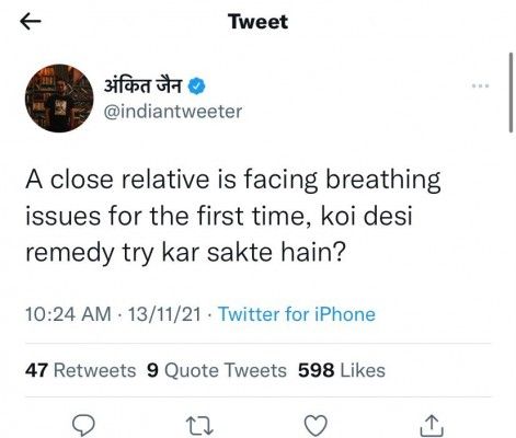 Ankit Jain Tweet