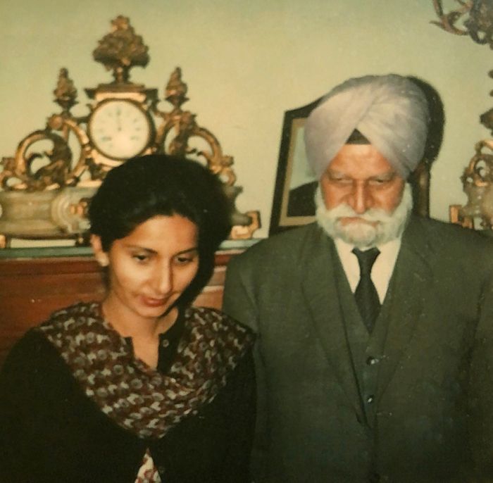 अपने पिता के साथ प्रणीत कौर. (साभार- प्रणीत कौर)