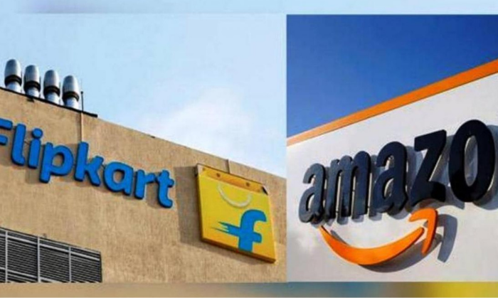 ऑनलाइन शॉपिंग प्लेटफ़ॉर्म एमजॉन और फ्लिपकार्ट. एमजॉन जहां दुनिया का सबसे बड़ा शॉपिंग प्लेटफॉर्म है वहीं फ़्लिपकार्ट इंडिया बेस्ड सबसे बड़ा प्लेटफॉर्म है (तस्वीर- इंडिया टुडे)