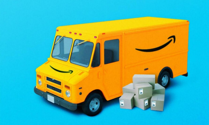 एमजॉन डिलीवरी ट्रक (फोटो रिप्रजेंटेशन - आज तक)