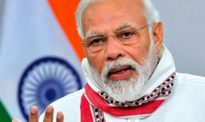 देश के नाम संबोधन देते प्रधानमंत्री मोदी (फोटो - पीएमओ इंडिया)