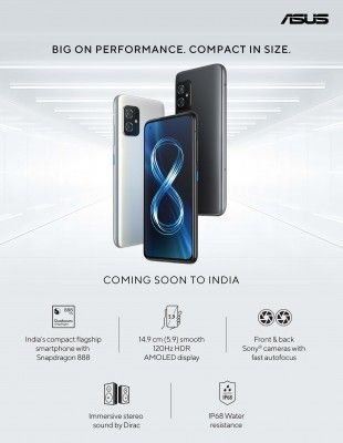 Asus Zenphone 8 (photo Credit Asus India)