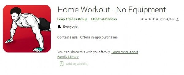Home Workout No Equipment