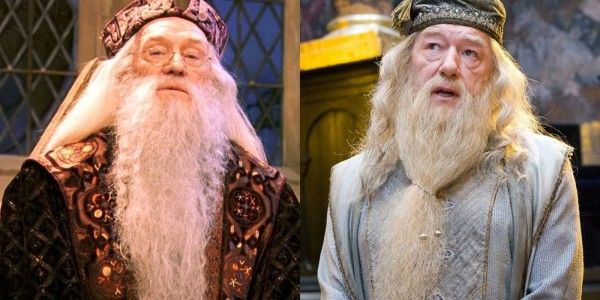 Richard Harris Michael Gambon As Dumbledore