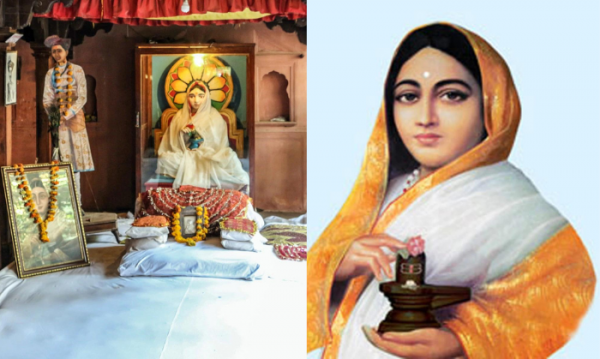 रानी अहिल्याबाई होल्कर की प्रतिमा और चित्र (फोटो सोर्स -आज तक) रानी अहिल्याबाई होल्कर की प्रतिमा और चित्र (फोटो सोर्स -आज तक)