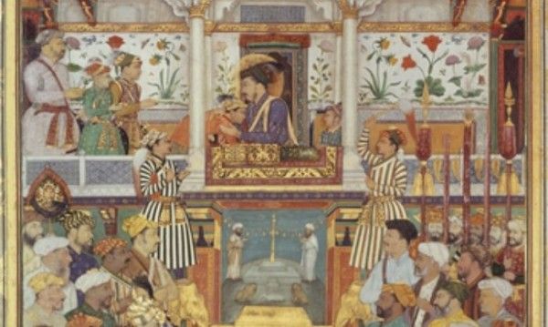 शाहजहां (खुर्रम) की ताजपोशी (तस्वीर: Royal Collection Trust) Untitled Design (3)