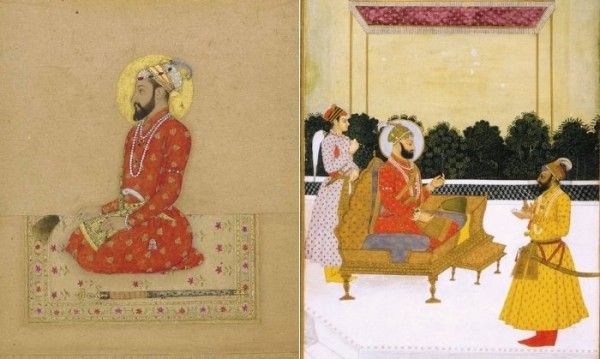 मुग़ल बादशाह बहादुर शाह और फ़र्रुख़सियर (तस्वीर: Wikimedia Commons) Untitled Design (5)