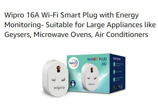 Wipro 16a Wi Fi Smart Plug