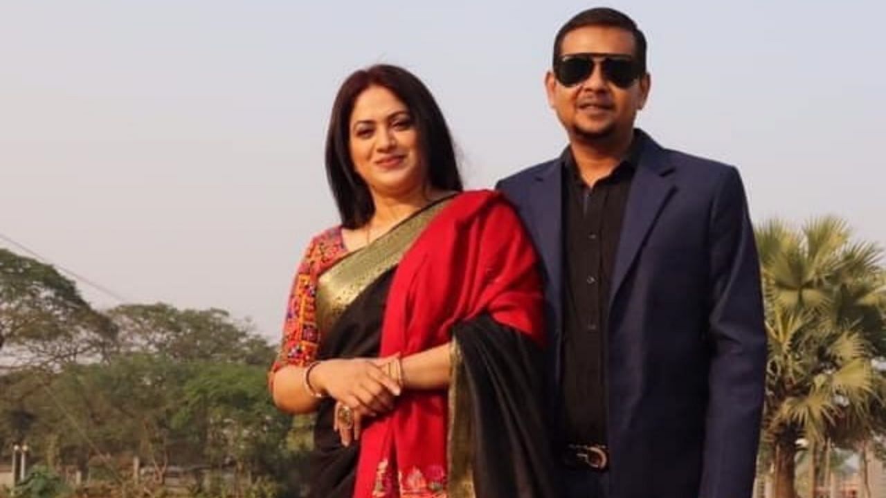 पति शेखावत अली नोबल के साथ राइमा इस्लाम शिमू. पति शेखावत अली नोबल के साथ राइमा इस्लाम शिमू.