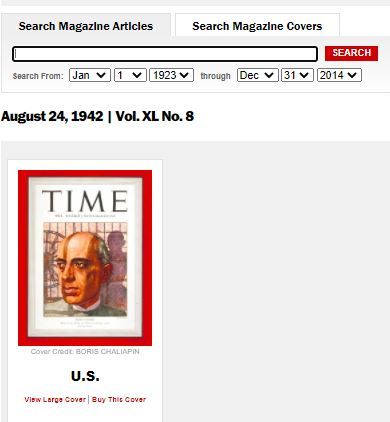 24 अगस्त 1942 के TIME मैगज़ीन के कवर पर जवाहर लाल नेहरू की तस्वीर. Time