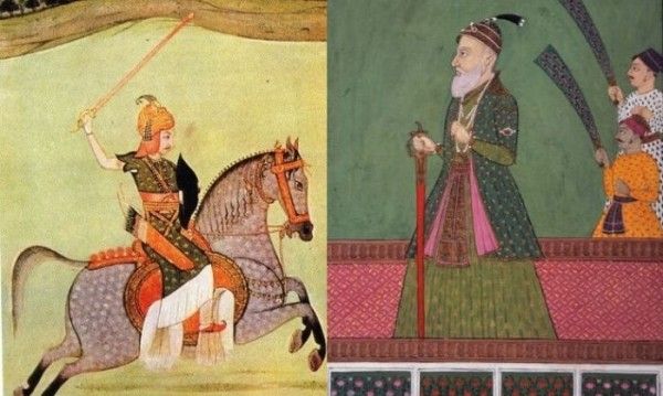 पेशवा बाजी राव और निज़ाम उल मुल्क आसिफ़ जहा (तस्वीर: Commons) Untitled Design (2)