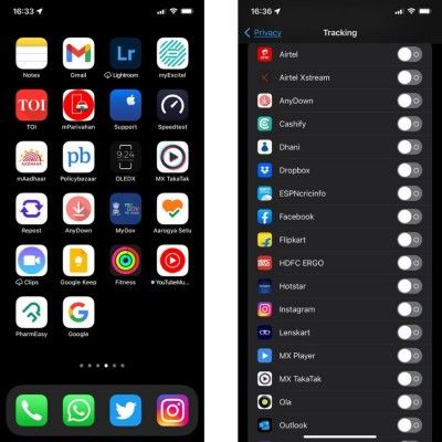 आईफोन में गूगल ऐप्स