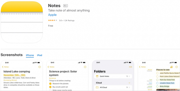 Apple Notes App Apple Notes App