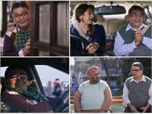 फ़िल्म में ऋषि कपूर, जूही, परेश रावल और सतीश कौशिक