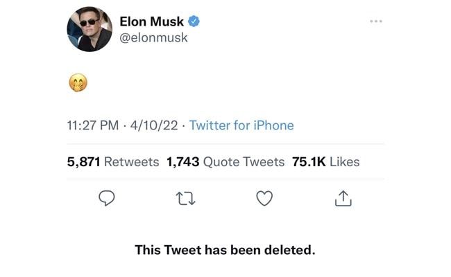 Elon Musk Tweet