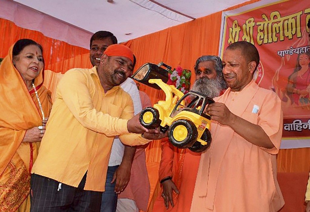 Yogi Adityanath bulldozer