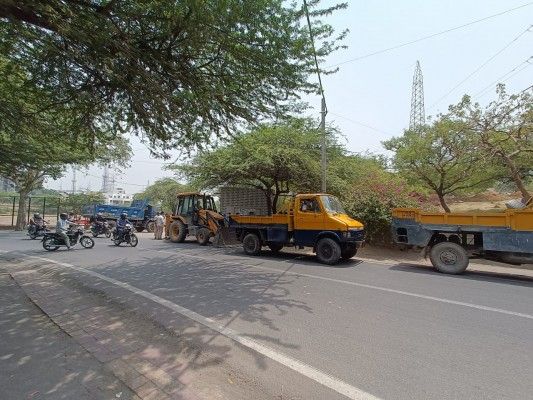 Bulldozer At Karni Shooting Range