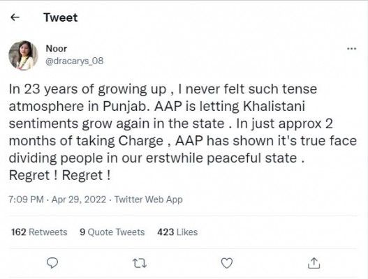 Tweet On Aap