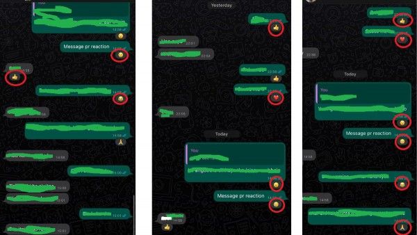 Whatsapp Reactions