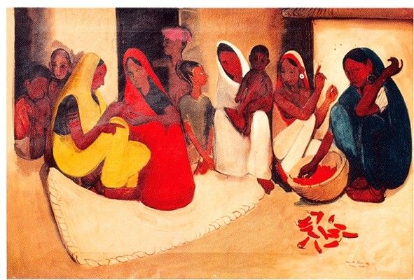 Village Scene 1938
