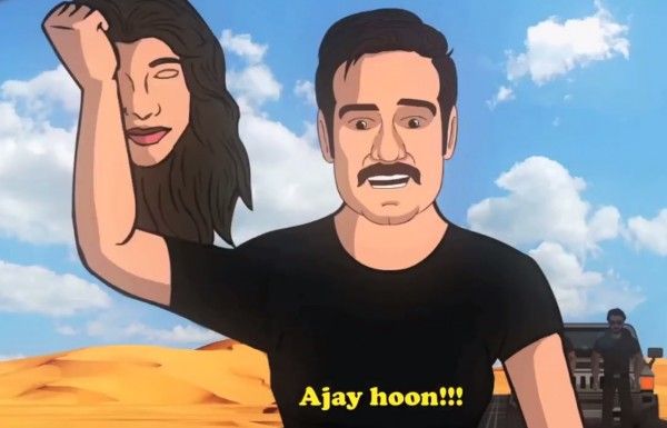 ajay devgan shahrukh khan dilwale spoof