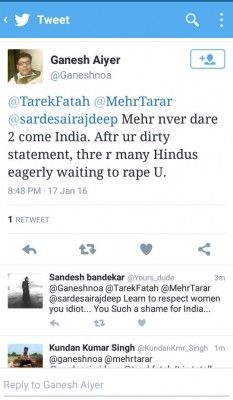 screenshot ganesh tweet